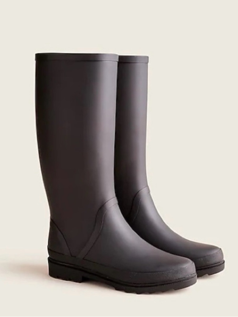J. Crew High Shaft Lug Sole Rain Boot
